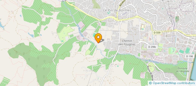 localisation de l'entreprise 395 318 033 à BORMES-LES-MIMOSAS