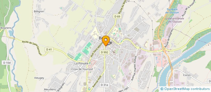 localisation de l'entreprise 395 370 158 à BELLEY