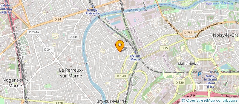 localisation de l'entreprise 397 456 583  à BRY-SUR-MARNE