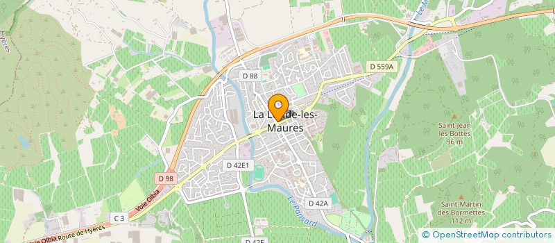 localisation de l'entreprise 397 527 615   LA LONDE-LES-MAURES