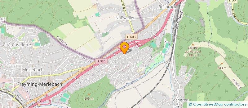 localisation de l'entreprise 397 585 977   COCHEREN