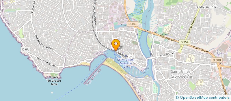 localisation de l'entreprise 397 675 380  à LES SABLES-D'OLONNE