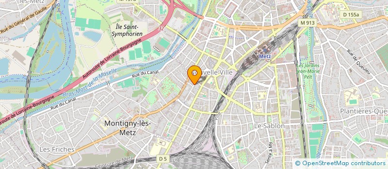 localisation de l'entreprise 397 843 095   METZ