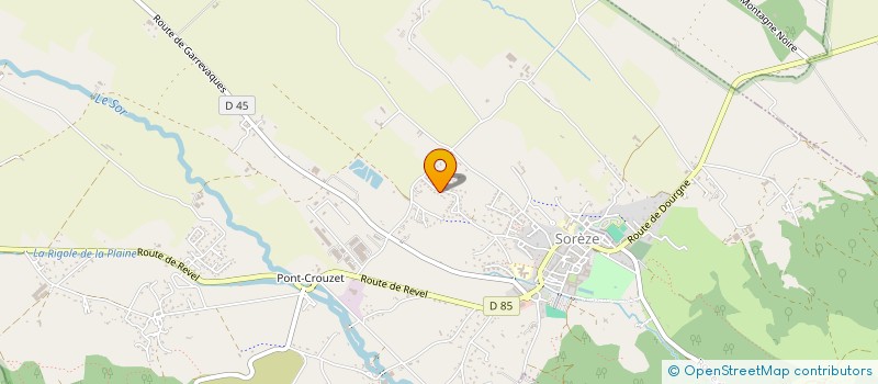 localisation de l'entreprise 397 917 147   SOREZE