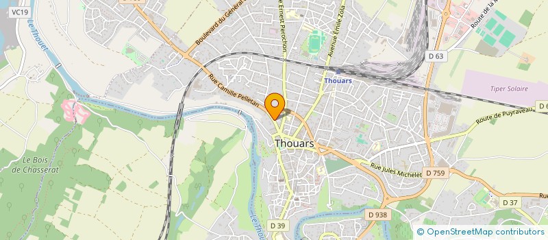 localisation de l'entreprise 398 033 647 à THOUARS