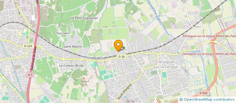 localisation de l'entreprise 398 111 401   ENTRAIGUES-SUR-LA-SORGUE