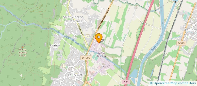 localisation de l'entreprise 398 121 145   APPRIEU