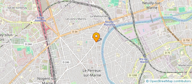 localisation de l'entreprise 398 140 004   LE PERREUX-SUR-MARNE