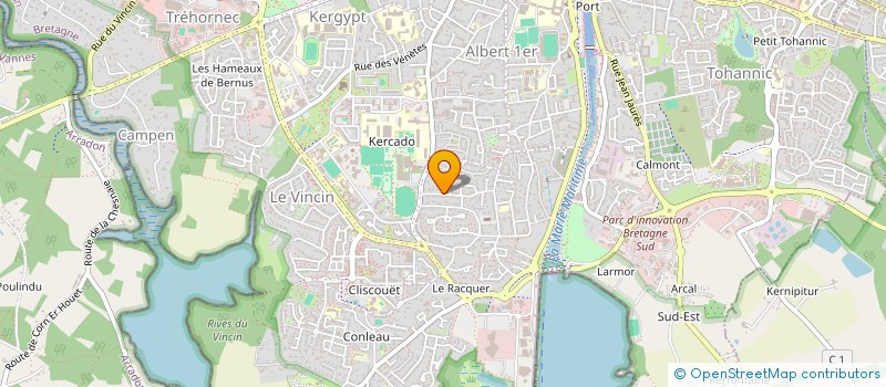 localisation de l'entreprise 398 171 439   VANNES