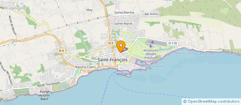 localisation de l'entreprise 398 202 176   SAINT-FRANCOIS