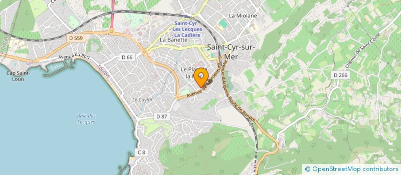 localisation de l'entreprise 398 209 171 à SAINT-CYR-SUR-MER