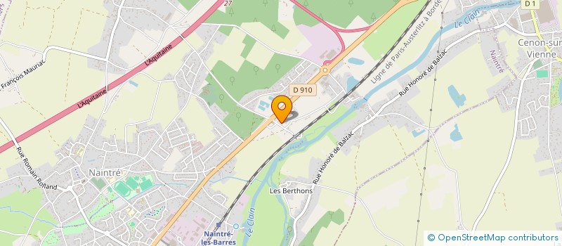 localisation de l'entreprise 398 231 704   NAINTRE