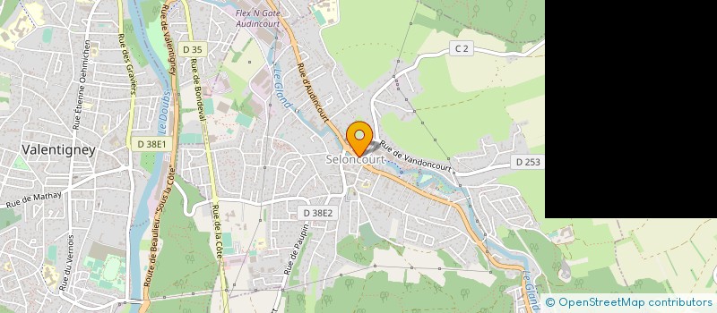 localisation de l'entreprise 398 317 958   SELONCOURT