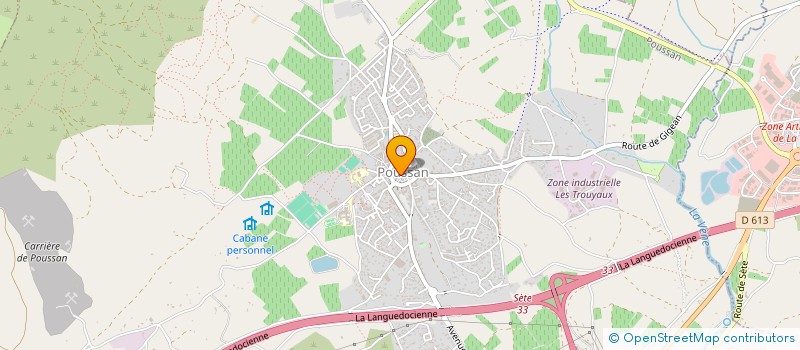 localisation de l'entreprise 398 321 489   POUSSAN