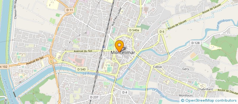 localisation de l'entreprise 398 394 718   MONTELIMAR