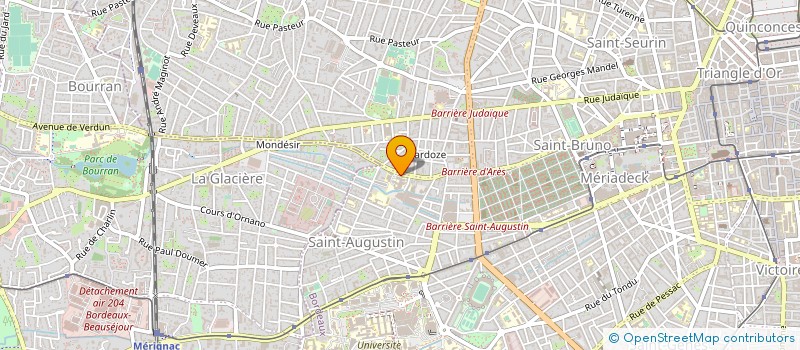 localisation de l'entreprise 398 464 412 à BORDEAUX