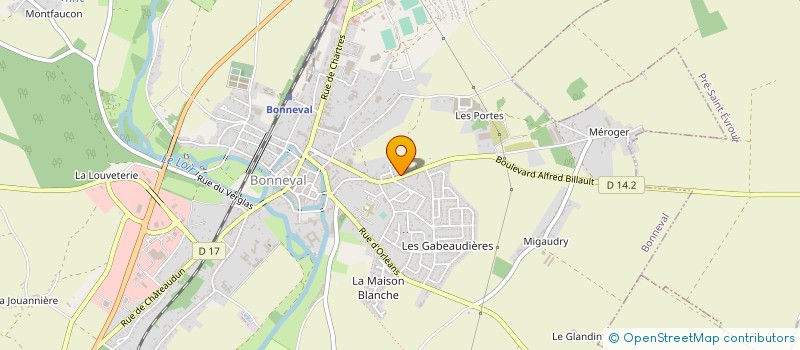 localisation de l'entreprise 398 660 233   BONNEVAL