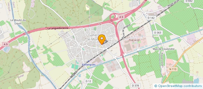 localisation de l'entreprise 398 691 139 à GALLARGUES-LE-MONTUEUX