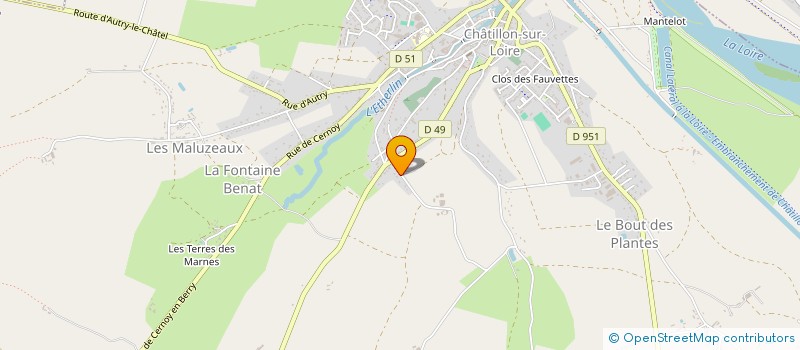 localisation de l'entreprise 398 698 340 à CHATILLON-SUR-LOIRE