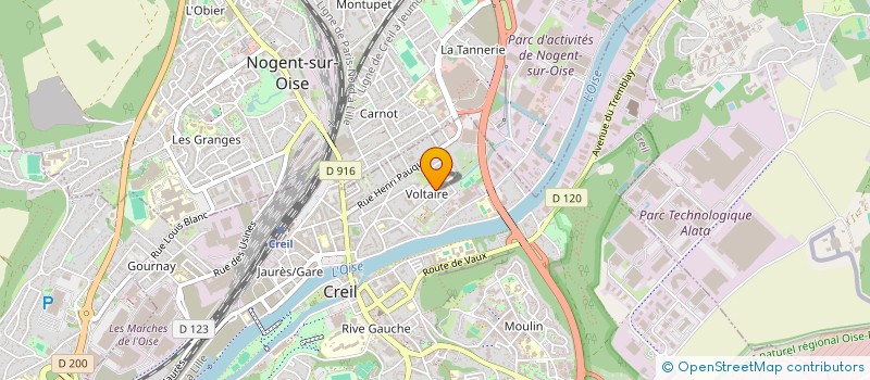 localisation de l'entreprise 398 867 507   NOYON