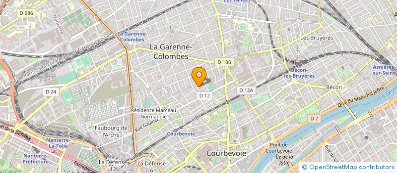 localisation de l'entreprise 398 879 833 à COLOMBES