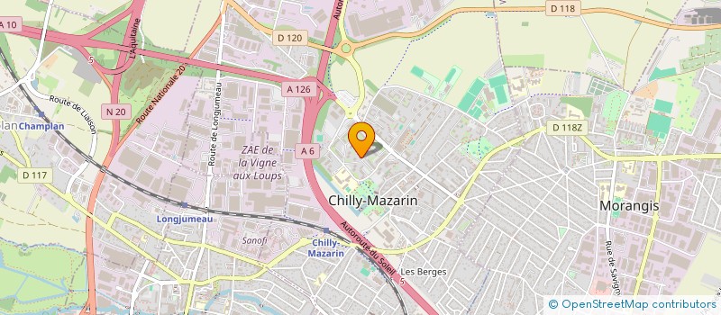 localisation de l'entreprise 398 914 424 à CHILLY-MAZARIN
