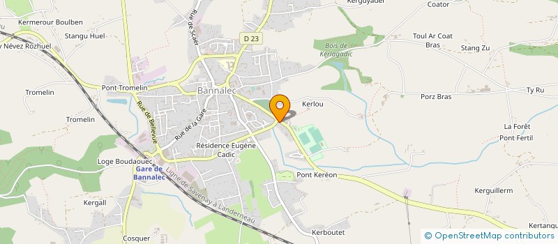 localisation de l'entreprise 399 062 751   BANNALEC