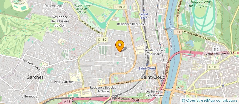 localisation de l'entreprise 399 076 298 à SAINT-CLOUD