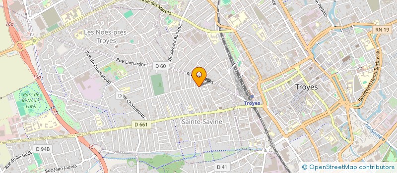 localisation de l'entreprise 399 118 397   SAINTE-SAVINE