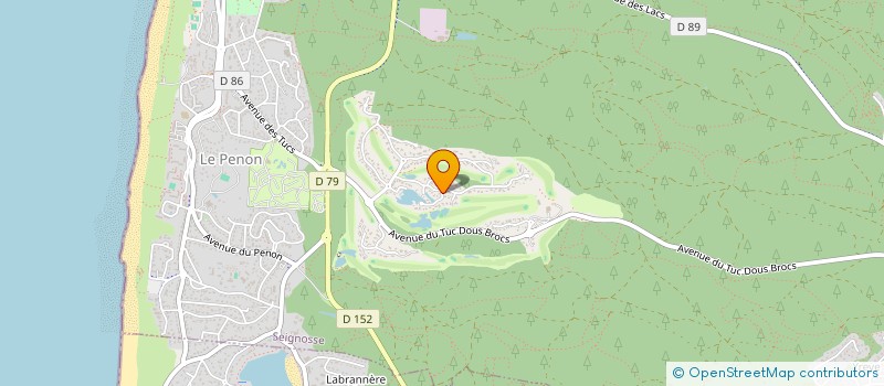 localisation de l'entreprise 399 210 400   SEIGNOSSE