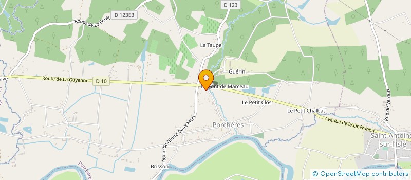 localisation de l'entreprise 399 241 280   PORCHERES