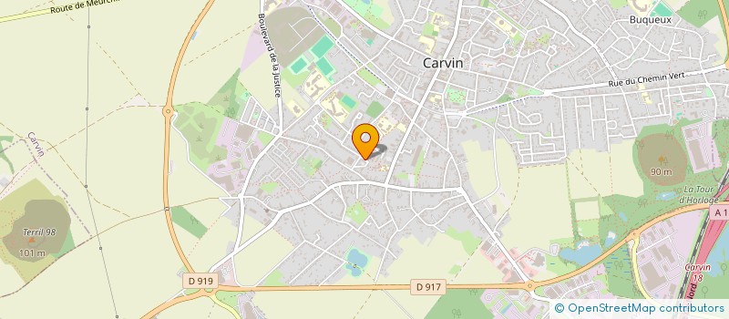 localisation de l'entreprise 399 286 210   CARVIN