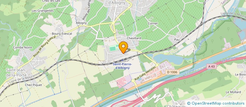 localisation de l'entreprise 399 296 607   SAINT-PIERRE-D'ALBIGNY