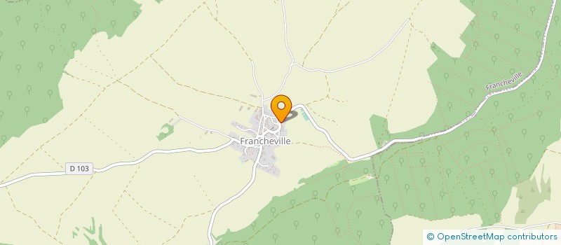 localisation de l'entreprise 399 334 697   FRANCHEVILLE