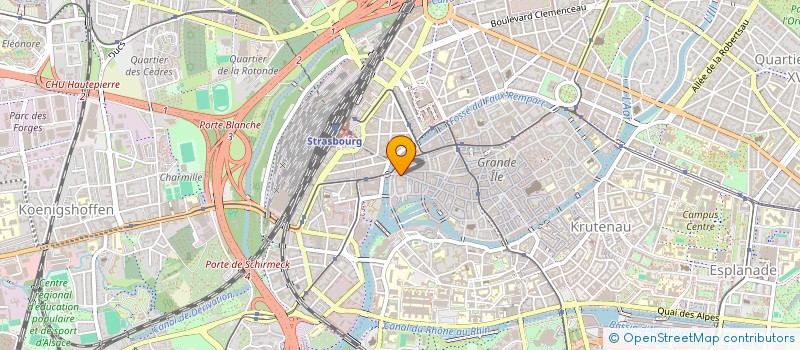 localisation de l'entreprise 399 466 580   STRASBOURG