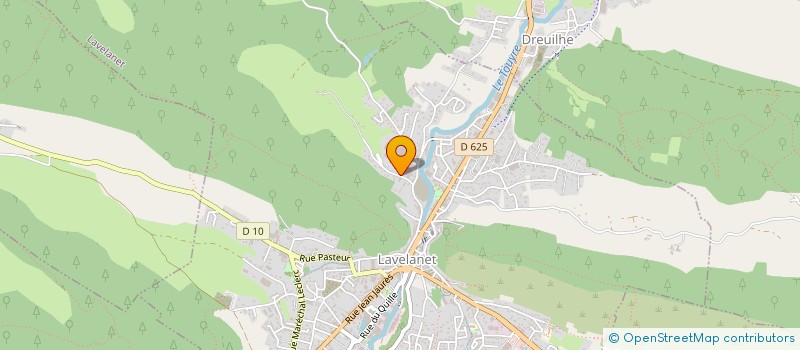 localisation de l'entreprise 399 480 359   LAVELANET