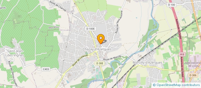 localisation de l'entreprise 399 620 632   CHAZAY-D'AZERGUES