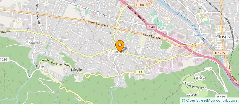 localisation de l'entreprise 399 654 144   CLUSES