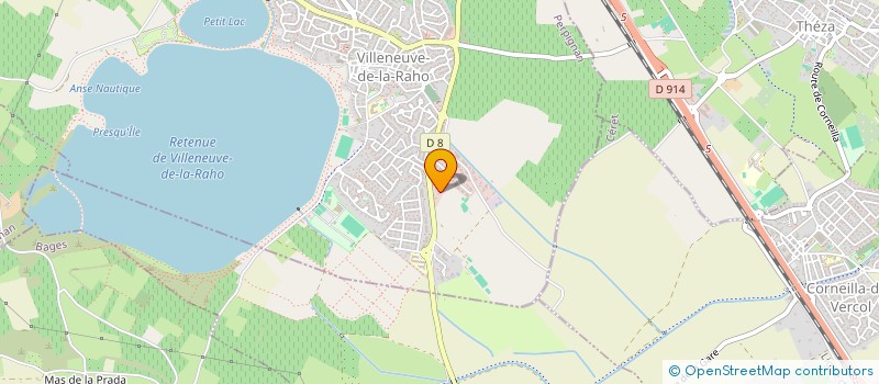 localisation de l'entreprise 399 673 383   VILLENEUVE-DE-LA-RAHO