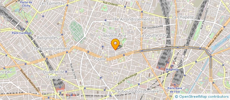 localisation de l'entreprise 399 734 797   PARIS