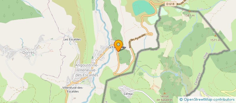 localisation de l'entreprise 399 737 303 à SAULGOND