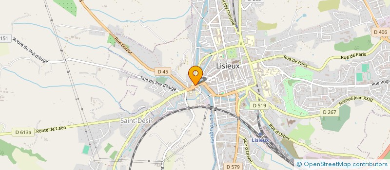 localisation de l'entreprise 399 794 106 à LISIEUX