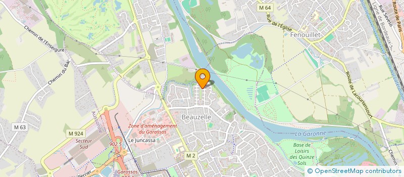 localisation de l'entreprise 399 825 918   CASTELGINEST