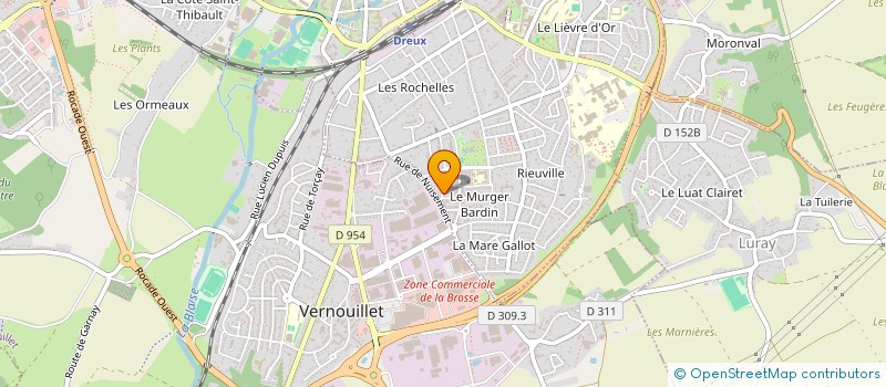 localisation de l'entreprise 399 962 042   TOURS