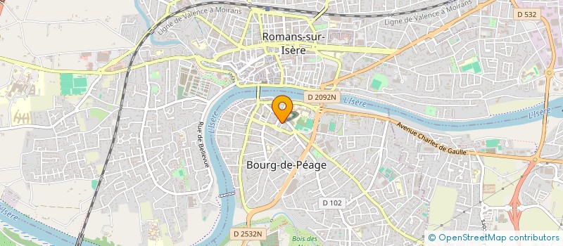 localisation de l'entreprise 3A  BOURG-DE-PEAGE