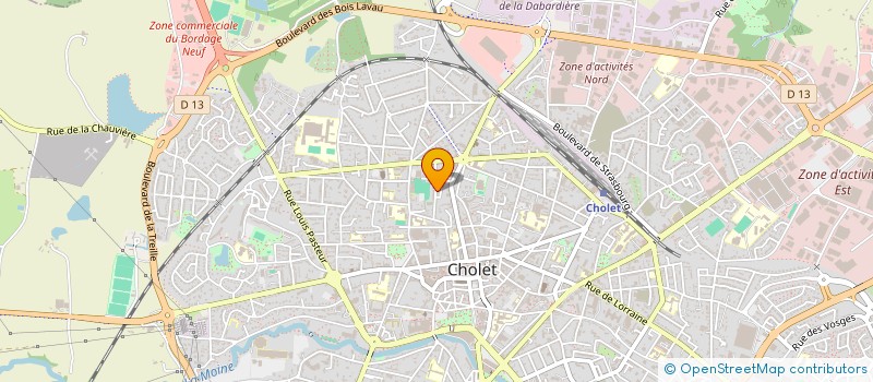 localisation de l'entreprise 3A à CHOLET