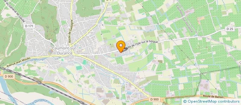 localisation de l'entreprise 3A  CAUMONT-SUR-DURANCE