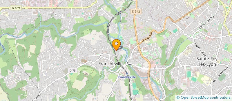 localisation de l'entreprise 3A  FRANCHEVILLE