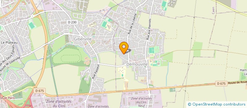 localisation de l'entreprise 3A  DEMOUVILLE