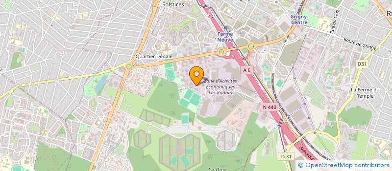 localisation de l'entreprise 3A  GRIGNY